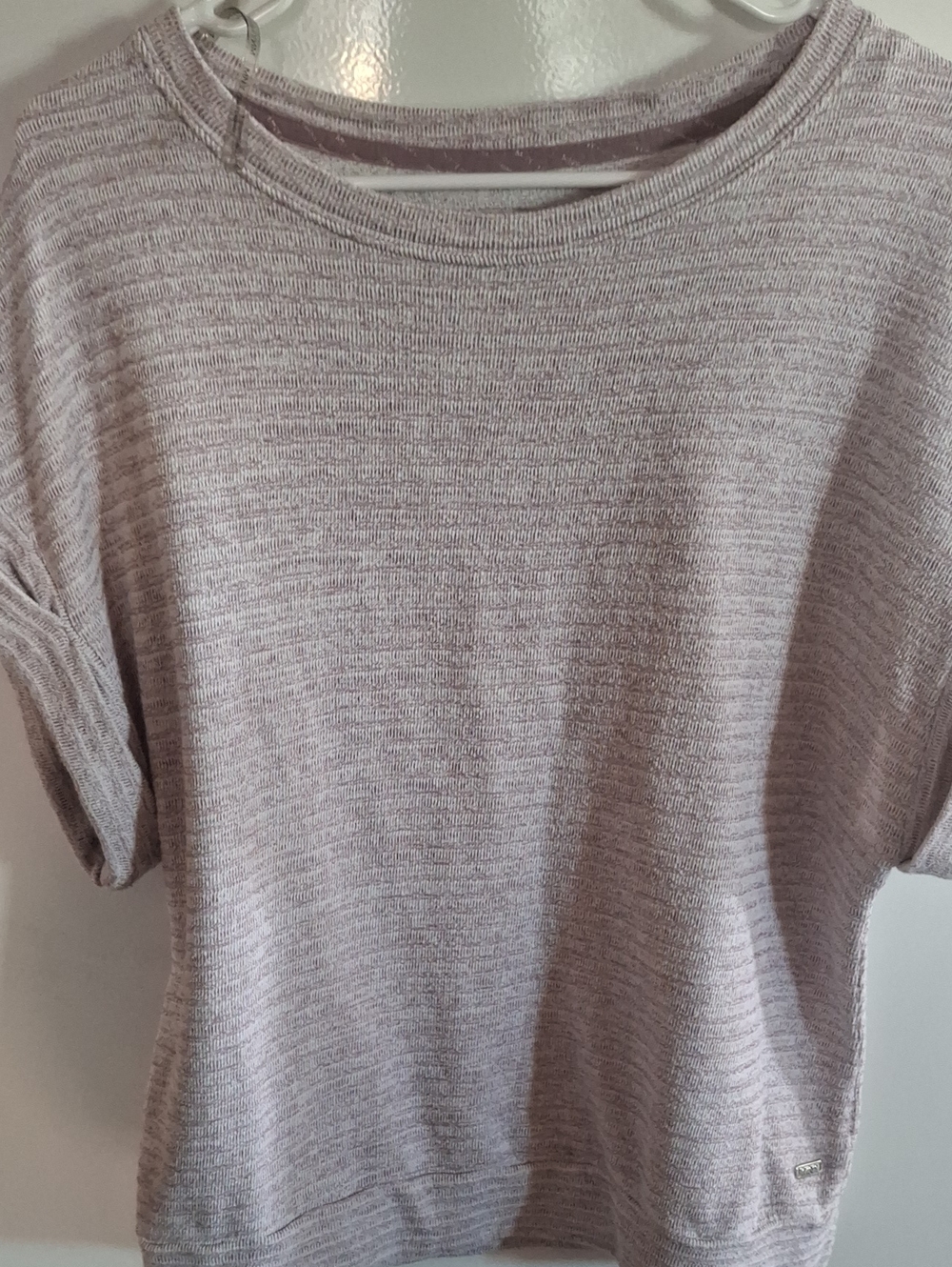 MNY Light Mauve Short Sleeve Knit Pullover